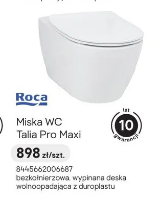 Miska WC Roca Talia Pro Maxi promocja w Castorama