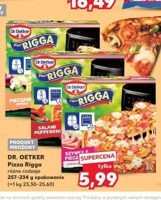 Pizza Rigga Salami Pepperoni Dr. Oetker promocja w Kaufland
