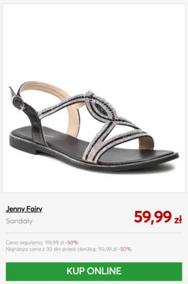 Sandały Jenny Fairy promocja w eobuwie.pl