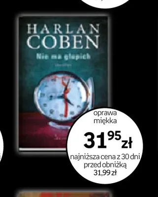 Książka Nie ma głupich Harlan Coben promocja w Empik