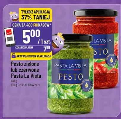 Pesto czerwone Pasta La Vista promocja w POLOmarket