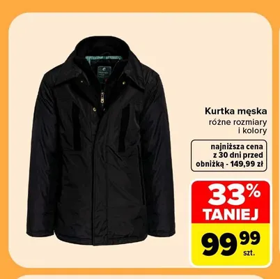 Kurtka męska promocja w Carrefour