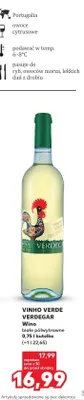 Wino białe półwytrawne Vinho Verde Verdegar promocja w Kaufland