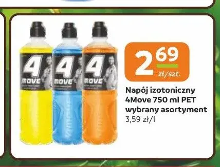 Napój izotoniczny 4Move jagodowy promocja w Gama