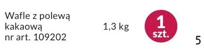 Wafle z polewą kakaową promocja w Makro