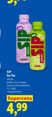 Ice Tea SIP cytryna promocja w Lidl