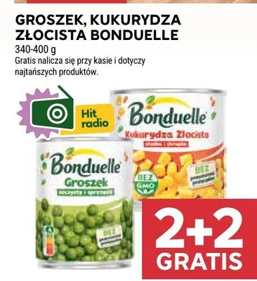 Groszek, kukurydza złocista promocja w Stokrotka