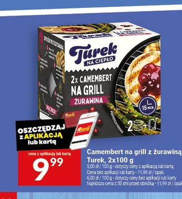 Camembert na grill z żurawiną Turek 2-pak promocja w Twój Market