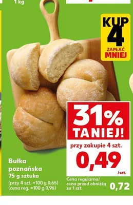 Bułka poznańska promocja w Kaufland