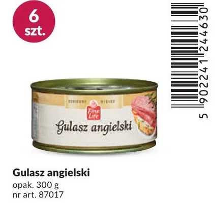 Gulasz angielski promocja w Makro