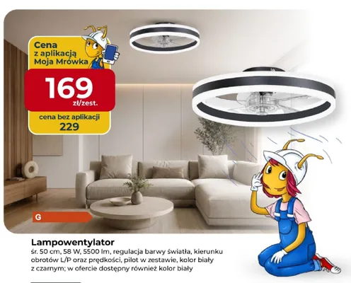 Lampowentylator promocja w PSB Mrówka