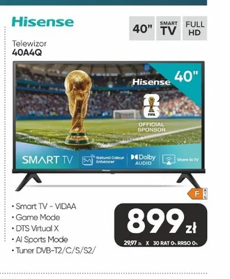 Telewizor Hisense 40A4Q promocja w Max Elektro