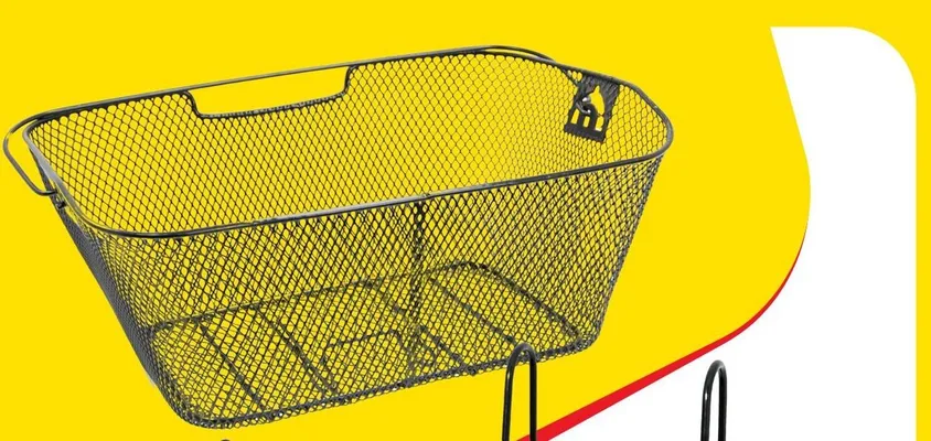 Koszyk rowerowy tylny promocja w Bricomarche