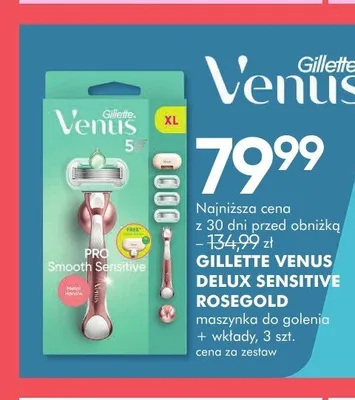 Maszynka do golenia Gillette blue 3 sensitive promocja w Super-Pharm