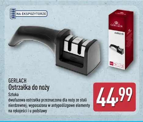 Ostrzałka do noży Gerlach promocja w Aldi