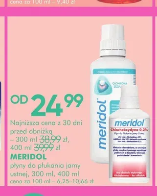 Płyn do płukania jamy ustnej Meridol promocja w Super-Pharm