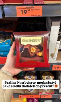 Praliny z orzechami laskowymi promocja w Biedronka