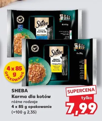 Karma dla kotów Sheba promocja w Kaufland