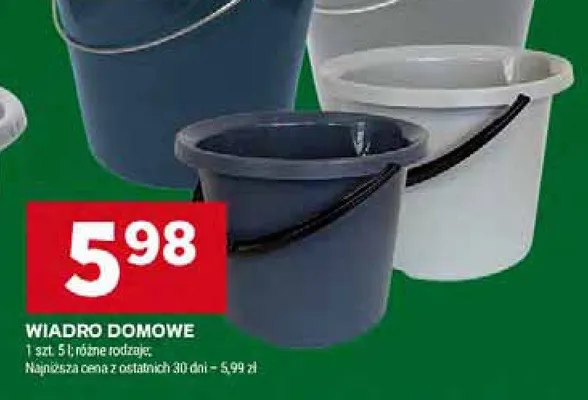 Wiadro domowe promocja w Stokrotka