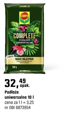 Podłoże uniwersalne promocja w OBI