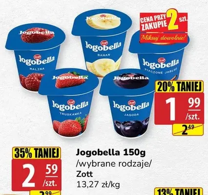 Jogurt Jogobella truskawka promocja w API Market