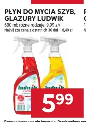 Płyn do mycia szyb Ludwik promocja w Stokrotka