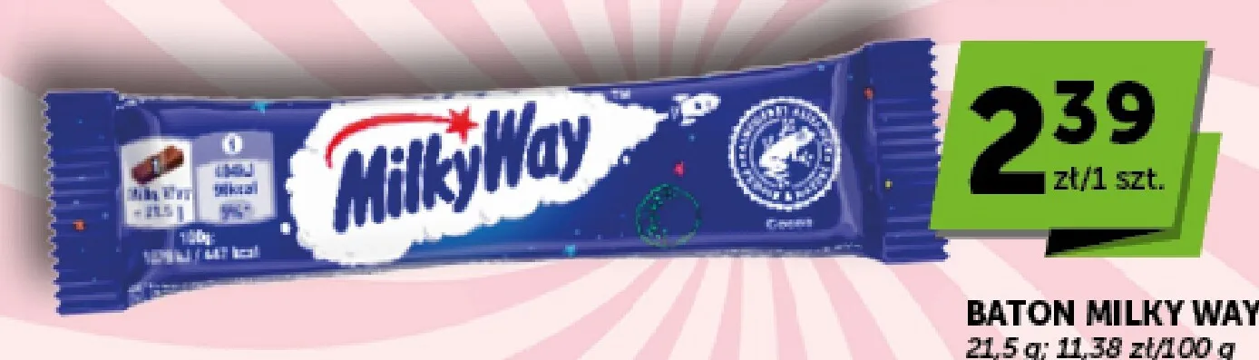 Baton Milky Way promocja w Euro Sklep