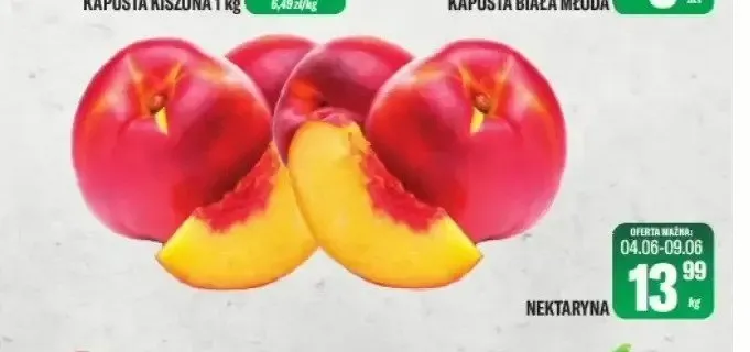 Nektaryna promocja w Tomi Markt