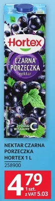 Nektar czarna porzeczka Hortex 1 l promocja w Selgros