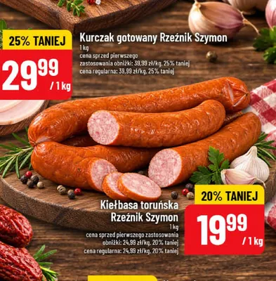 Kiełbasa toruńska Rzeźnik Szymon promocja w POLOmarket