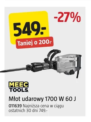 Młot udarowy Meec Tools promocja w Jula