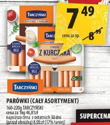Parówki (cały asortyment) promocja w Arhelan