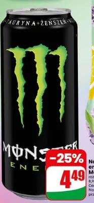 Napój energetyzujący promocja w Dino