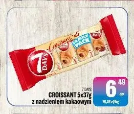 Croissant 7 Days z nadzieniem kakaowym 5-pak promocja w Tomi Markt