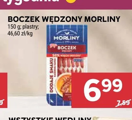 Boczek wędzony Morliny promocja w Stokrotka