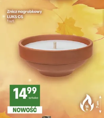 Znicz nagrobkowy Luks C5 promocja w Delikatesy Centrum