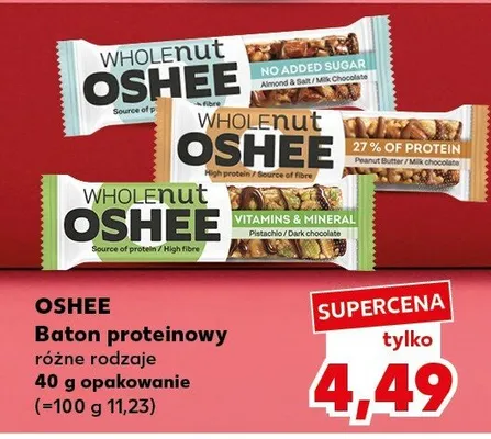 Baton proteinowy różne rodzaje 40g opakowanie promocja w Kaufland