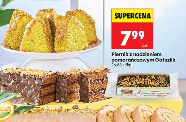 Piernik z nadzieniem pomarańczowym promocja w Biedronka
