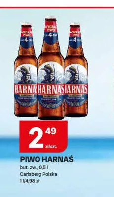 Piwo Harnaś promocja w Chorten