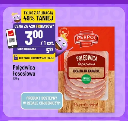 Polędwica łososiowa Pekpol promocja w POLOmarket
