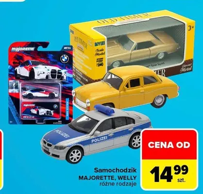 Samochodzik Majorette Welly promocja w Carrefour Market