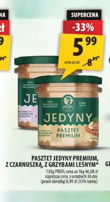 Pasztet Jedyny Premium z czarnuszką Profi promocja w Arhelan
