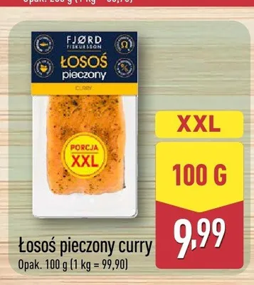 Łosoś pieczony curry Fjørd promocja w Aldi