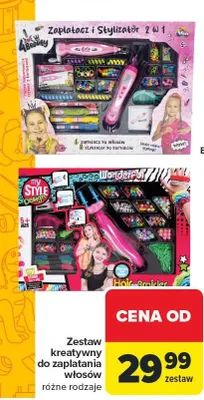 Zestaw kreatywny do zapinania włosów różne rodzaje promocja w Carrefour