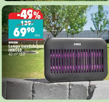 Lampa owadobójcza NOVEEN IKN550 40m2 LED promocja w Biedronka Home
