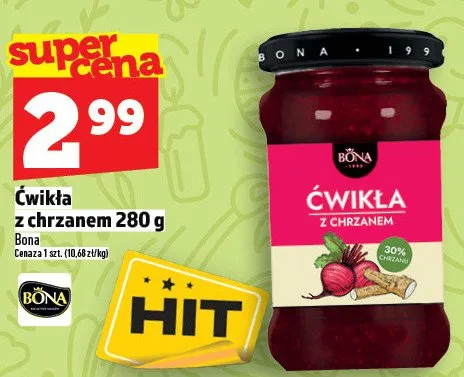 Ćwikła z chrzanem promocja w TOPAZ
