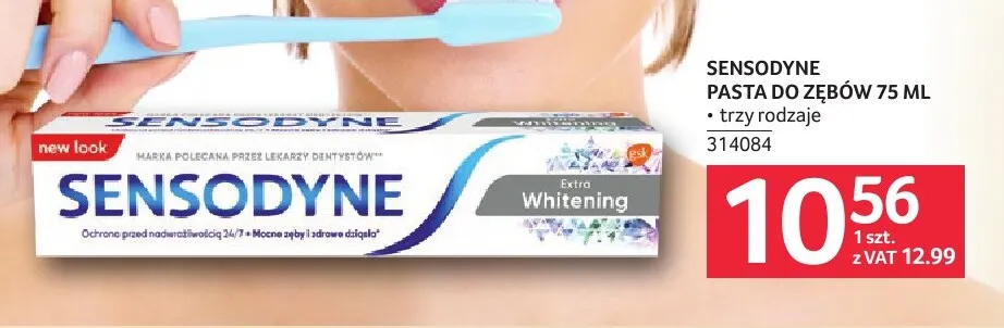 Pasta do zębów Sensodyne promocja w Selgros