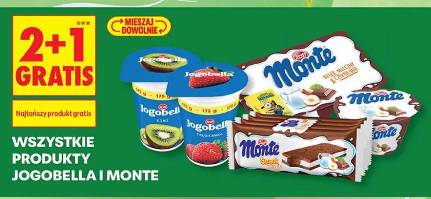 Jogurt Zott Jogobella Kiwi promocja w Biedronka