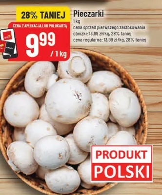 Pieczarki promocja w POLOmarket
