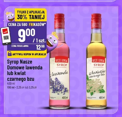 Syrop Nasze Domowe z kwiatów czarnego bzu promocja w POLOmarket